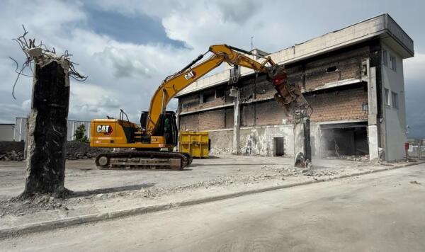 demolizione stabilimento monterotondo